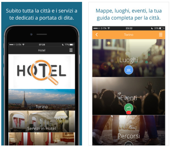 app per hotel come guida turistica 